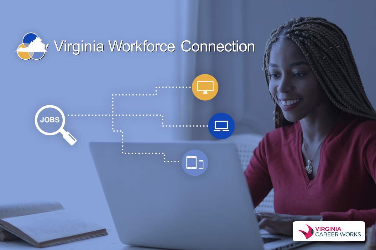 Young woman using laptop
