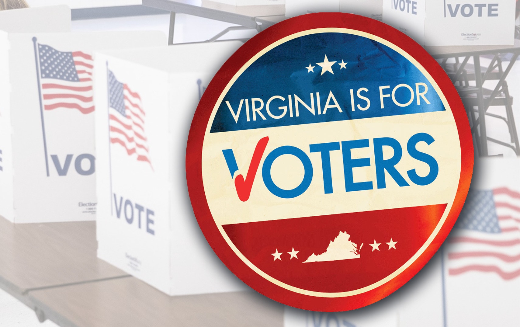 Virginia is for voters sticker